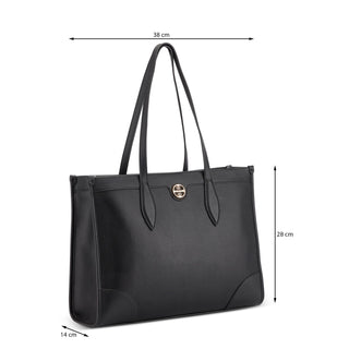 Bolsa Tote NINE WEST Ngv127223 Kyelle Sintetico Color Negro