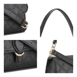 Bolsa Crossbody NINE WEST Nge556818  Sintetico Color Negro