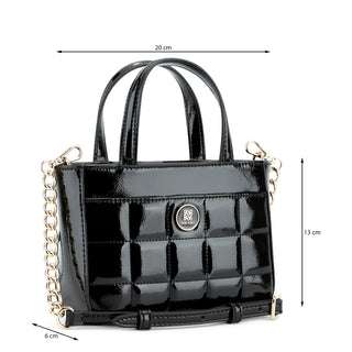 Bolsa Tote NINE WEST Ngt135277  Sintetico Color Negro