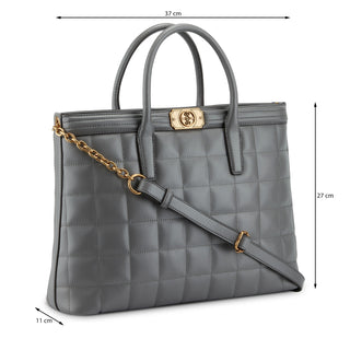 Bolsa Tote NINE WEST Nbb134123  Sintetico Color Gris