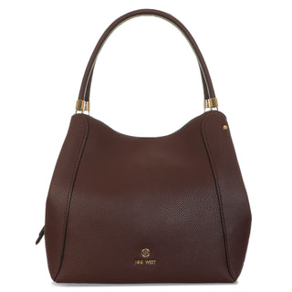 Bolsa tote NINE WEST Ngv130623 Etta Sintetico Color Vino