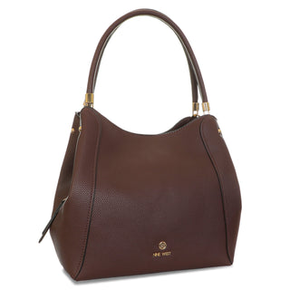 Bolsa tote NINE WEST Ngv130623 Etta Sintetico Color Vino