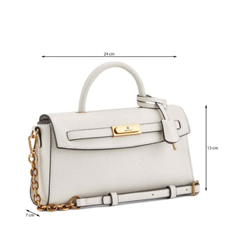 Bolsa Crossbody NINE WEST Nbb134378 Dax Sintetico Color Blanco