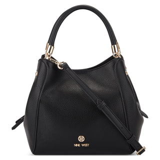 Bolsa tote NINE WEST Ngv130605 Etta Sintetico Color Negro