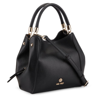 Bolsa tote NINE WEST Ngv130605  Sintetico Color Negro