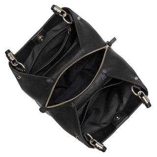 Bolsa tote NINE WEST Ngv130605 Etta Sintetico Color Negro