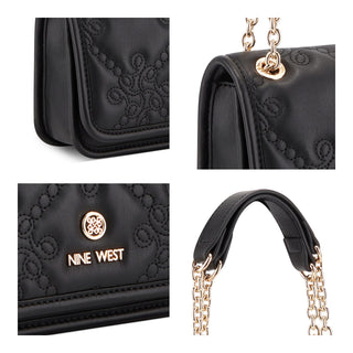 Bolsa Crossbody NINE WEST Nlq133178  Sintetico Color Negro