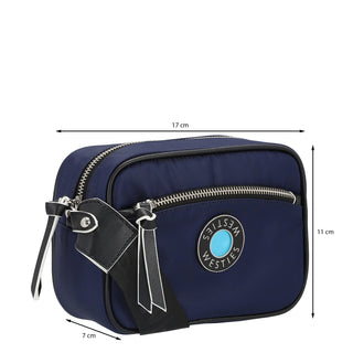 Bolsa Crossbody WESTIES Hbcapuchina2we Galakrond Textil Color Azul