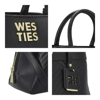 Bolsa de Mano WESTIES Hbkogherswe  Sintetico Color Negro