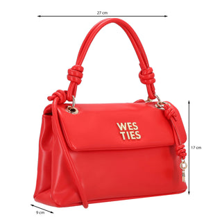 Bolsa tote WESTIES Hbcereus2we Guilieta Sintetico Color Rojo