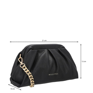 Bolsa Clutch WESTIES Hbgustafwe  Sintetico Color Negro