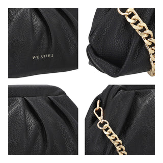 Bolsa Clutch WESTIES Hbgustafwe  Sintetico Color Negro