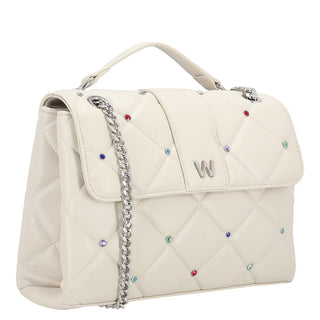 Bolsa Crossbody WESTIES Hbkuukiwe Trofa Sintetico Color Blanco