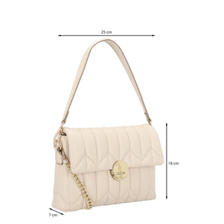 Bolsa Crossbody WESTIES Hbnocedawe Aleutianas Sintetico Color Blanco