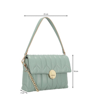 Bolsa Crossbody WESTIES Hbnocedawe Aleutianas Sintetico Color Verde