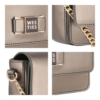 Bolsa Crossbody WESTIES Hbhortensewe Latimojong Sintetico Color Metalico