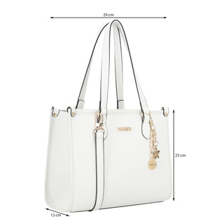 Bolsa de Mano WESTIES Hbnishiwe  Sintetico Color Blanco