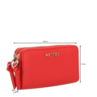 Cartera WESTIES Hbgianniwe  Sintetico Color Rojo