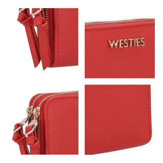 Cartera WESTIES Hbgianniwe  Sintetico Color Rojo