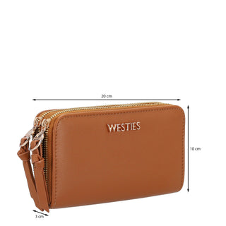 Cartera WESTIES Hbgianniwe Alize Sintetico Color Cafe