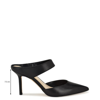 Zapato Destalonado NINE WEST Wndarian  Piel Color Negro