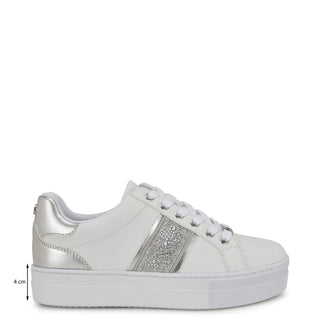 Tenis NINE WEST Wngator3  Sintetico Color Blanco