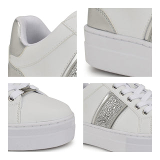 Tenis NINE WEST Wngator3  Sintetico Color Blanco