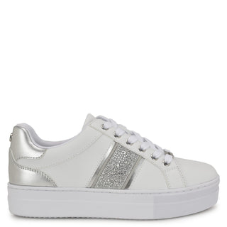 Tenis NINE WEST Wngator3  Sintetico Color Blanco