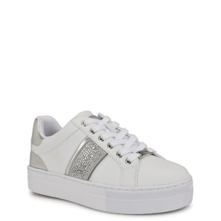 Tenis NINE WEST Wngator3  Sintetico Color Blanco