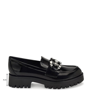 Mocasin NINE WEST Wnglammy3  Charol piel Color Negro