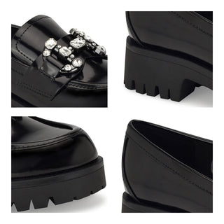 Mocasin NINE WEST Wnglammy3  Charol piel Color Negro