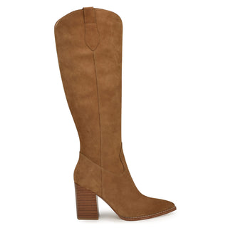 Bota con Tacon NINE WEST Wnbromwel  Gamuza Color Cafe