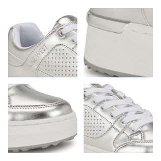 Tenis NINE WEST Wncamp3  Sintetico Color Metalico