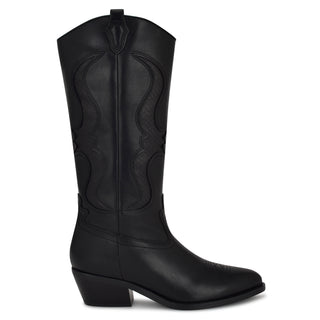 Bota con Tacon NINE WEST Wncwyft3  Sintetico Color Negro