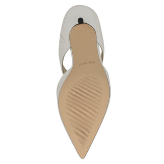 Zapato Destalonado NINE WEST Wndarian  Piel Color Blanco