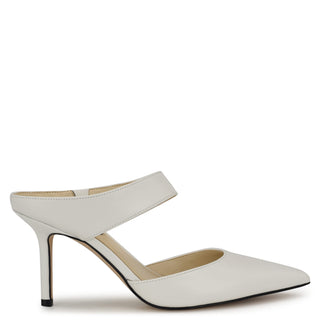 Zapato Destalonado NINE WEST Wndarian  Piel Color Blanco