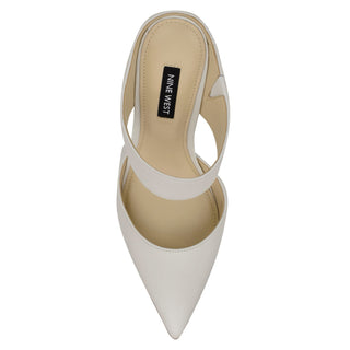 Zapato Destalonado NINE WEST Wndarian  Piel Color Blanco