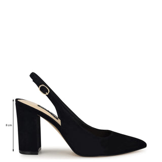 Zapatilla NINE WEST Wngompell  Gamuza Color Negro