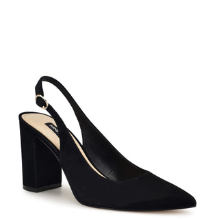 Zapatilla NINE WEST Wngompell  Gamuza Color Negro