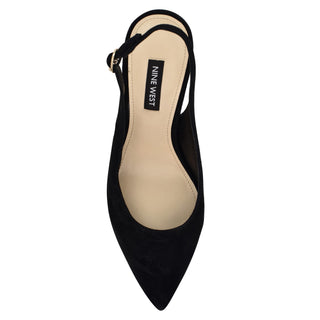 Zapatilla NINE WEST Wngompell  Gamuza Color Negro