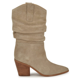 Bota con Tacon NINE WEST Wnkadon  Gamuza Color Cafe