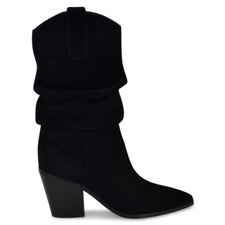 Bota con Tacon NINE WEST Wnkadon  Gamuza Color Negro