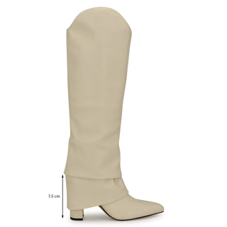 Bota NINE WEST Wnlindey3  Sintetico Color Blanco