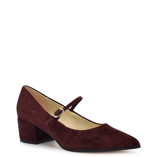 Zapatilla NINE WEST Wnprix  Gamuza Color Vino