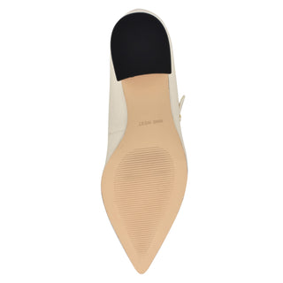 Zapatilla NINE WEST Wnprix3  Charol piel Color Blanco