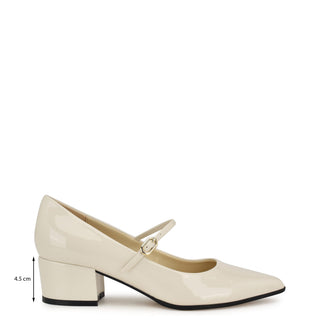 Zapatilla NINE WEST Wnprix3  Charol piel Color Blanco