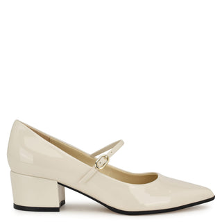 Zapatilla NINE WEST Wnprix3  Charol piel Color Blanco