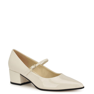 Zapatilla NINE WEST Wnprix3  Charol piel Color Blanco