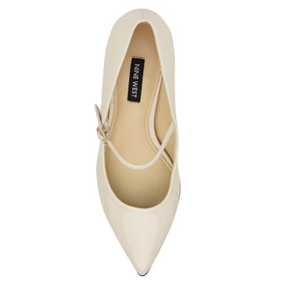 Zapatilla NINE WEST Wnprix3  Charol piel Color Blanco