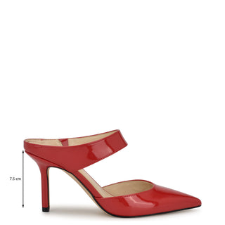 Zapato Destalonado NINE WEST Wndarian3  Piel acabado charol Color Rojo